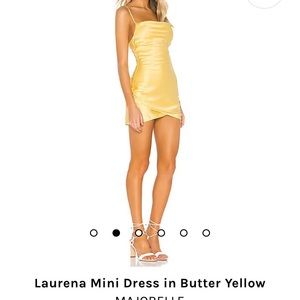 Majorelle silk slip dress